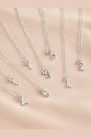 Next Tone Initial Necklace