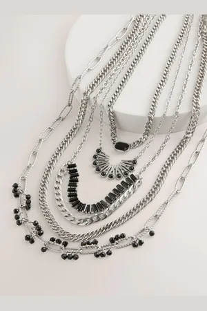 Next Tone Multi Layer Boho Necklace