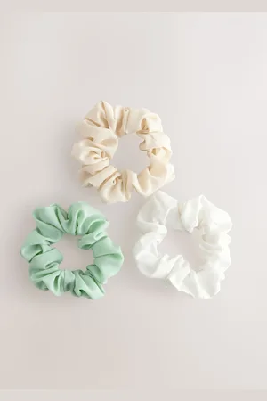 Next Yellow/ /Ecru Scrunchie 3 Pack