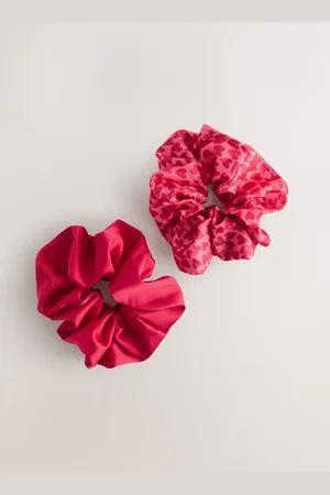 Next Red/Hearts Hair Scrunchies 2 Pack
