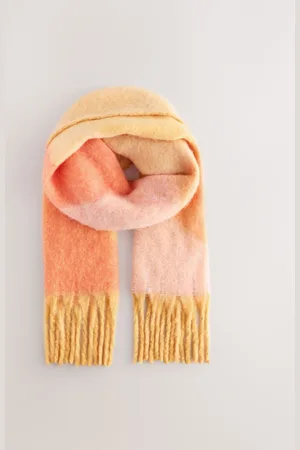 Next Coral Geo Heavyweight Blanket Scarf