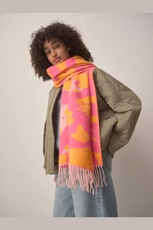 Next Orange/ Abstract Midweight Scarf