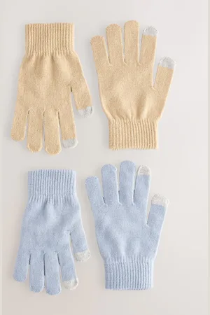 Next /Ecru Magic Touchscreen Gloves 2 Pack