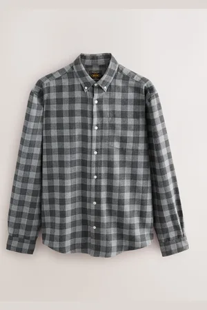 Next Brushed Check Long Sleeve Shirt