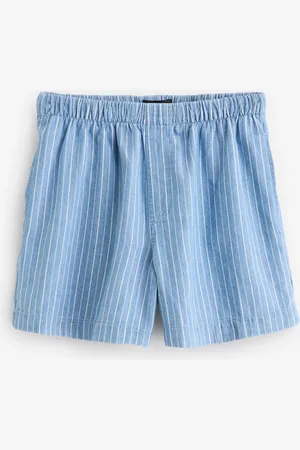 Next Stripe 100% Cotton Pullon Lightweight Denim Shorts