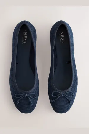 Next Corduroy Standard/Wide Fit Forever Comfort Ballerinas Shoes