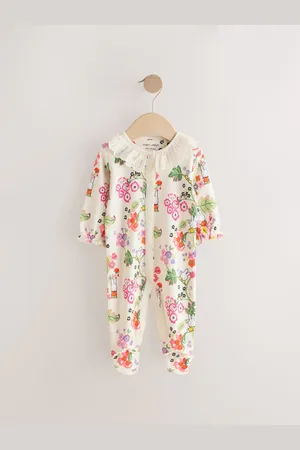 Next Ecru Cath Kidston Miffy Baby 100% Cotton Sleepsuit