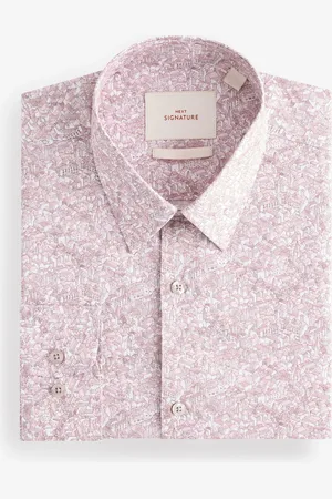 Next Rooftop Wonder Regular Fit Signature Collection 100% Italian Fabric Printed Formal Shirt