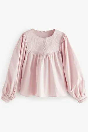 Next Quilted Long Sleeve 100% Cotton Blouse