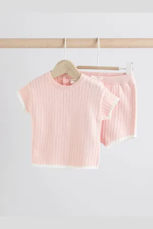 Next Knitted Baby Top and Shorts Set (0mths-2yrs)