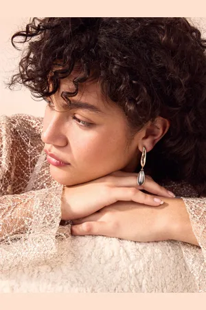 Next Tone Shell Inlay Drop Earrings