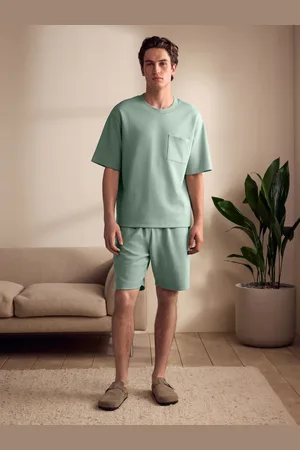 Next Sage EDIT Short Sleeve T-Shirt And Shorts Co-Ord Set