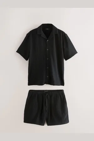 Next Cheesecloth 100% Cotton Shirt And Shorts Set