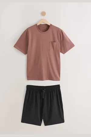 Next Blush Pink/ Jersey Pyjamas Shorts Set