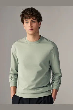 Next Sage 100% Cotton Lightweight Crew Neck Sweatshirt