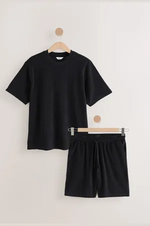Next Towelling Loungewear Shorts Co-ord Set