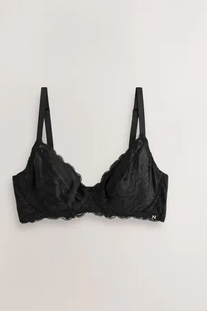 Next DD+ Non Pad Plunge DD+ Floral Lace Bra