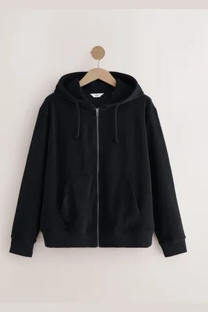 Next Towelling Zip Through Hoodie