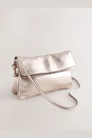 Next Leather Flap Cross-Body Bag