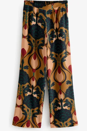 Next Viscose Blend Wide Leg Trousers