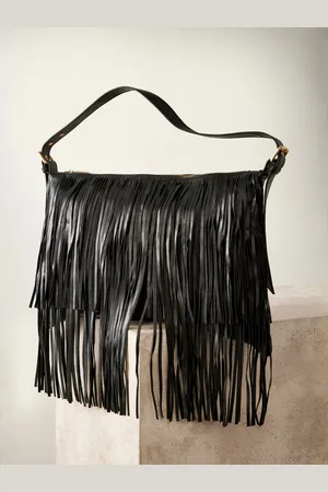 Next Leather Fringe Boho Shoulder Bag