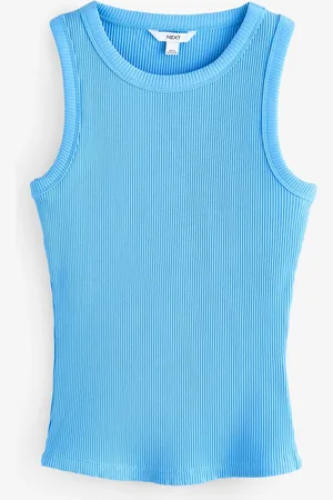 Next Ribbed Racer Tank Vest Sleeveless Top