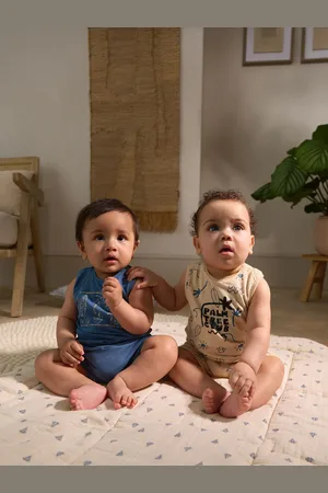 Next Baby 100% Cotton Rompers 2 Pack