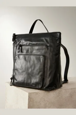 Next Leather Zip Rucksack Bag