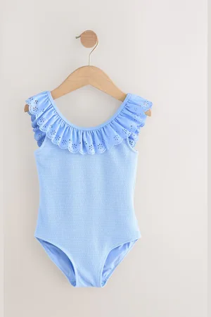 Next Textured Frill Swimsuit (3-16yrs)