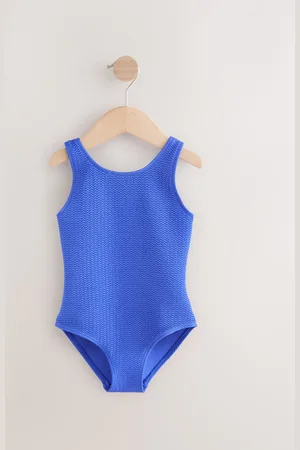 Next Cobalt Textured Swimsuit (3-16yrs)