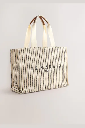 Next Structured Canvas Shoulder Bag