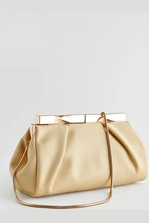 Next Buttermilk Frame Clutch Bag