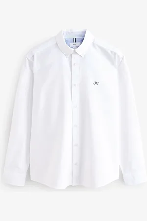 Next Regular Fit Long Sleeve Oxford Shirt