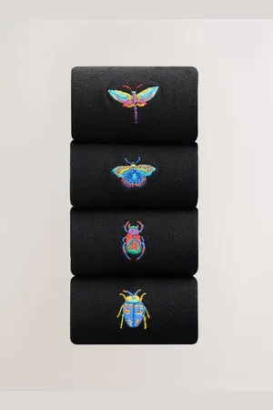 Next Signature Embroidered Socks 4 Pack