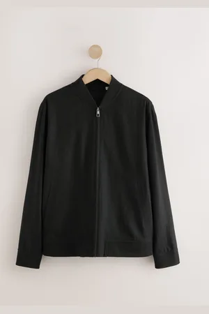 Next Linen Blend Bomber Jacket