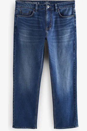 Next Straight Fit Lightweight Motion Flex Denim Jeans