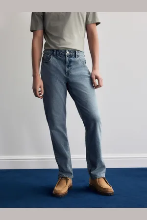 Next Stone Wash Straight Fit Signature Soft Touch Jeans