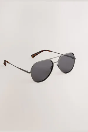 Next Gunmetal Aviator Sunglasses