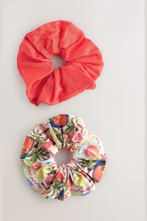 Next Fruit Print Hair Scrunchies 2 Pack