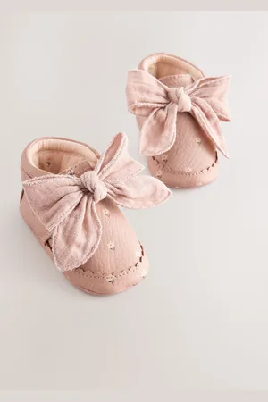 Next Rust Baby Floral Print Boots (0-18mths)