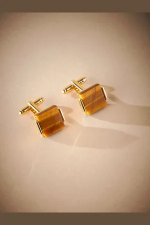 Next Signature Tigers Eye Cufflinks