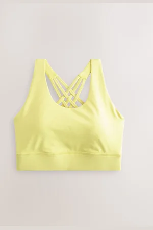 Next Lime Active Cross Back Bra