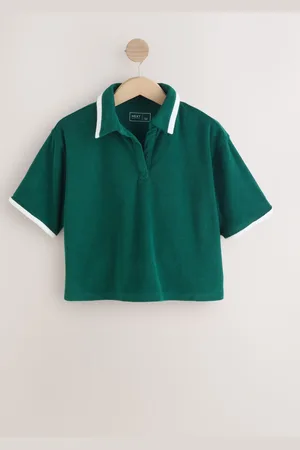 Next Active Towelling Polo Top