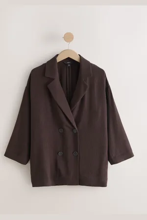 Next Crinkle Textured Relaxed Jacket