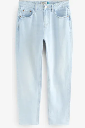 Next Bleach 100% Cotton Straight Leg Jeans