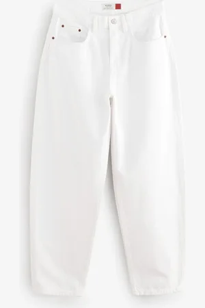 Next 100% Cotton Barrel Leg Jeans