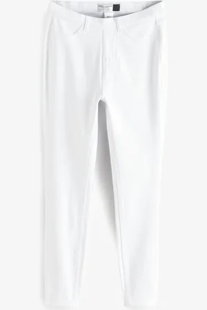 Next Cropped Denim Jersey Leggings