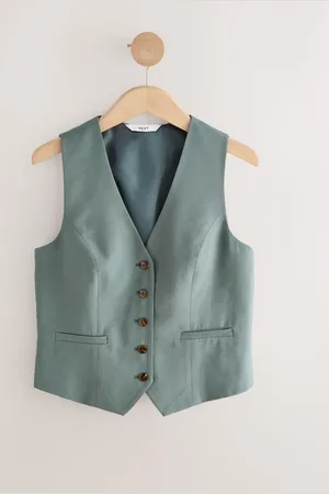 Next Button Through V-Neck Waistcoat