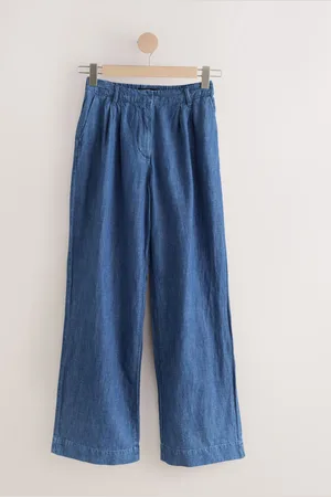 Next Rinse Linen Wide Leg N. Premium Tailored Trousers