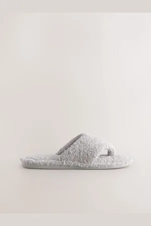 Next Boucle Toe Thong Slippers